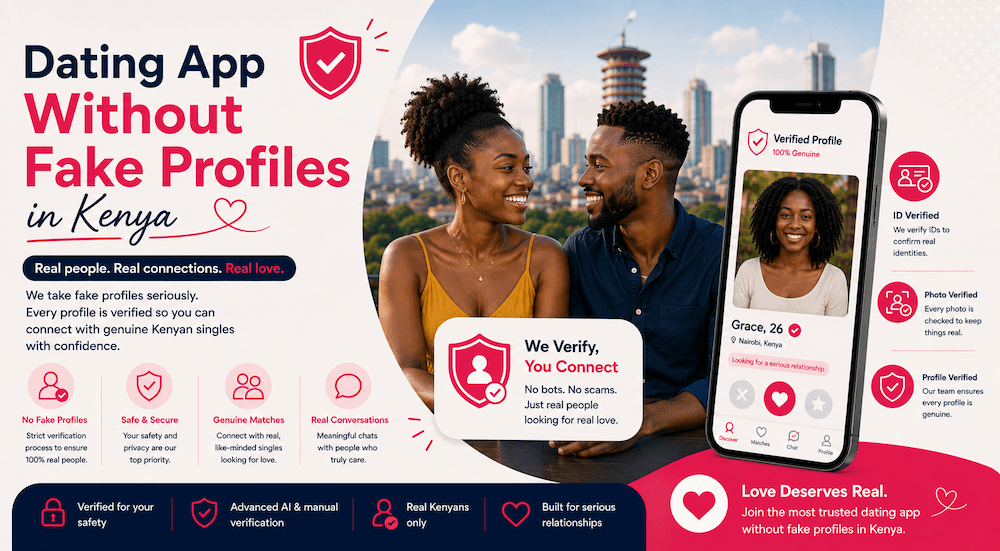 Dating App Without Fake Profiles in Kenya